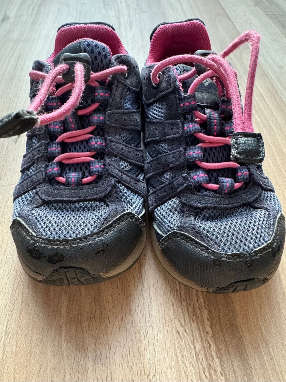 Columbia Kids Navy and Pink Trail Sneakers